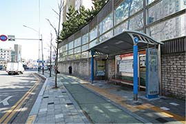모래내시장역 앞 풍경